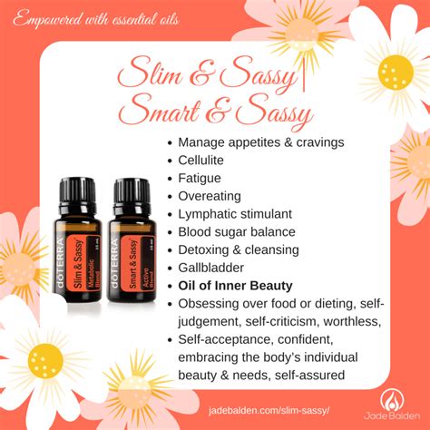 Slim And Sassy 🇺🇸 Smart And Sassy Metabolic Essential Oil Blend Jade