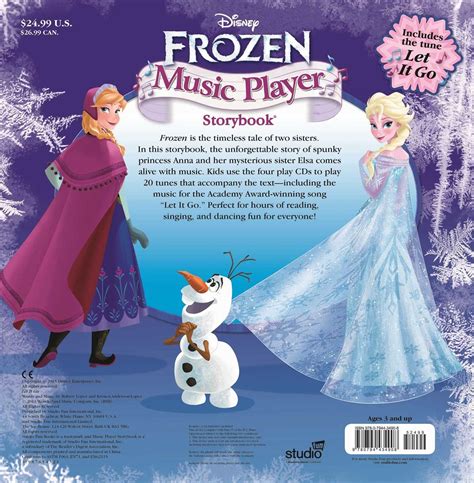 Disney Frozen Music Player Storybook Book By Disney Frozen Official