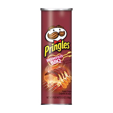 Pringles Potato Crisps Chips Memphis Bbq Flavored 55 Oz Can Pricepulse