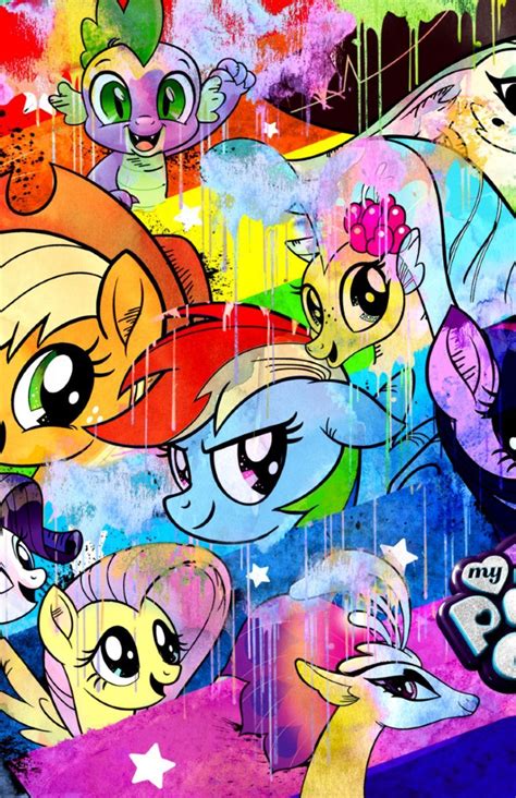 1920x1080 my little pony fim mane 6 colors wallpaper by bluedragonhans d4me0d6. Little Pony Phone HD Wallpapers - Wallpaper Cave