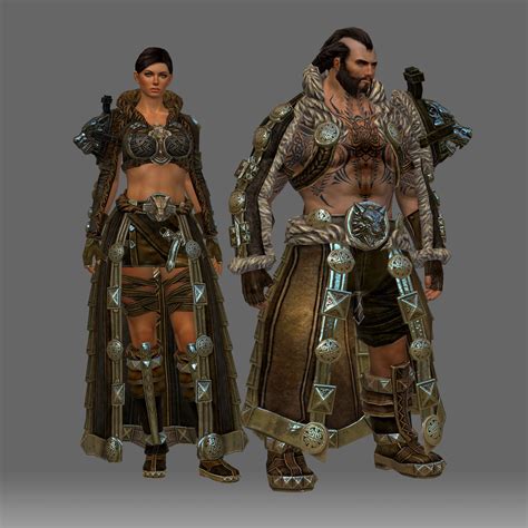 Norn Characters Guild Wars 2 Fantasy Male Fantasy Armor Medium Armor