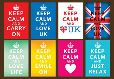 Keep Calm Posters 94235 Vector Art At Vecteezy