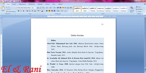 Cara Membuat Daftar Pustaka Otomatis Di Microsoft Word Untuk Karya Riset