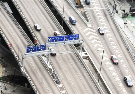 Hong Kong Road Stock Image Image Of Aerial Junction 42684815