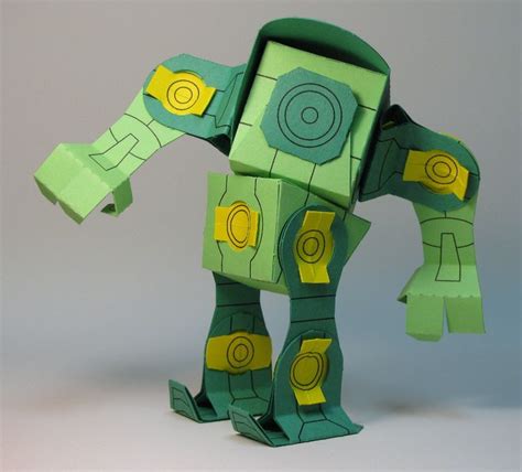 Poplocks And Paper Pose Ables Papercraft Joints For Pose Able Robots