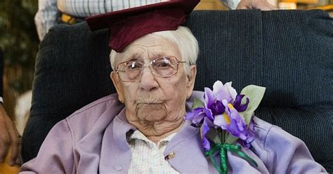 80 years after being expelled 97 year old woman finally gets her diploma