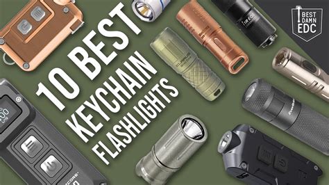 10 Best Edc Keychain Flashlights Everyday Carry Youtube