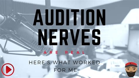 Audition Nerves Heres What Worked For Me Youtube