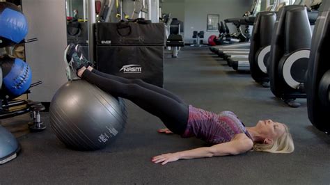 How To Do A Stability Ball Roll In Youtube