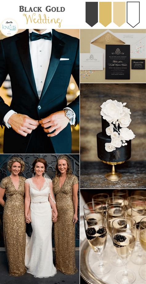 Black And Gold Wedding Inspiration Knotsvilla Wedding Ideas