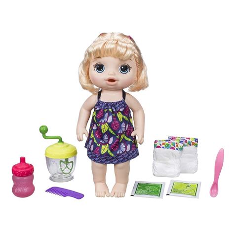 This lalaloopsy diaper surprise doll is a great toy for little girls who love playing mommy. Amazon Lowest Price: Baby Alive Sweet Spoonfuls Blonde ...