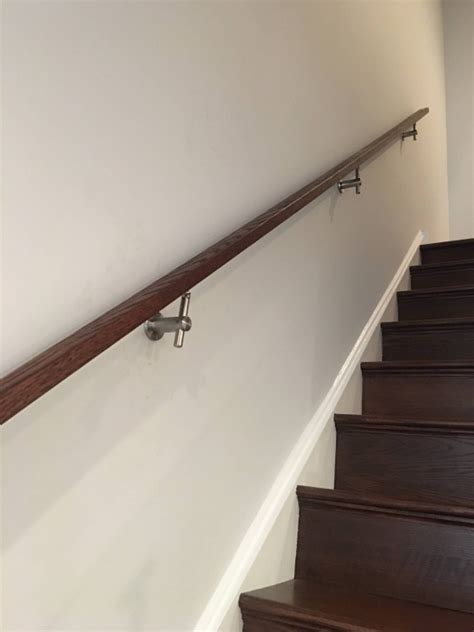 Wall Mounted Handrails Wood Stair Designs