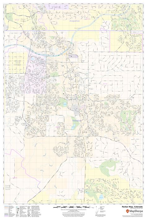 Parker Map Colorado