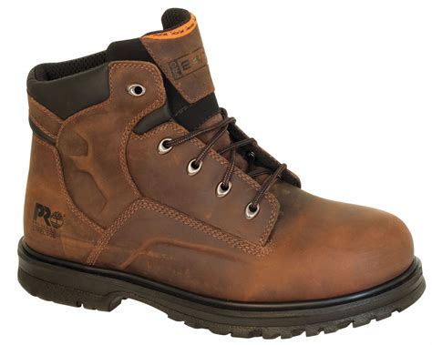 Timberland Pro 6 In Work Boot 11 M Mens Brown Steel Toe Type 1