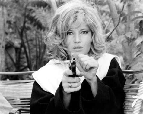Monica Vitti Italian Beauty Points Gun 1966 Modesty Blaise 8x10 Inch