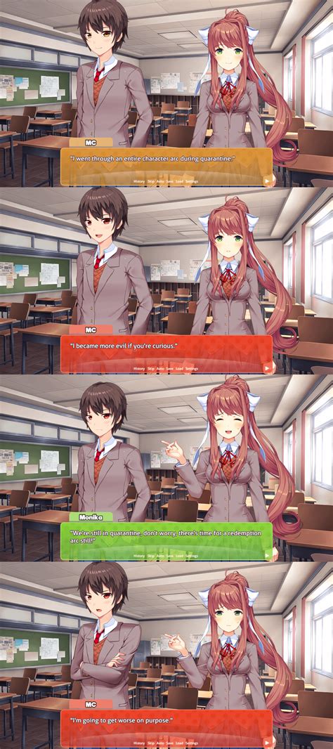 This Is Why Monika Never Lets You Do Anything Mc Ddlc