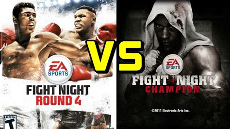 Fight Night Round 4 Vs Fight Night Champion Youtube