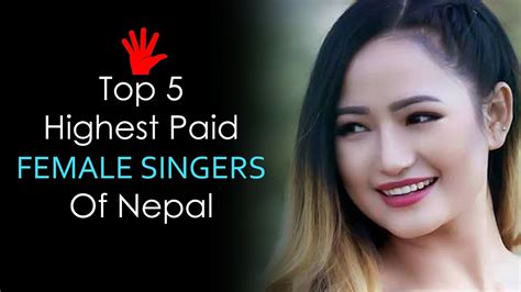 Top 5 Highest Paid Female Singers Of Nepal Youtube