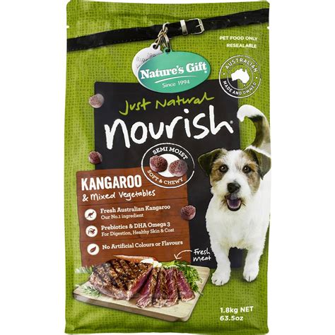 Dogs can eat kangaroo meat, and our best kangaroo dog food pick is zignature kangaroo. Nature's Gift Adult Dog Food Kangaroo & Mixed Vegetables 1 ...