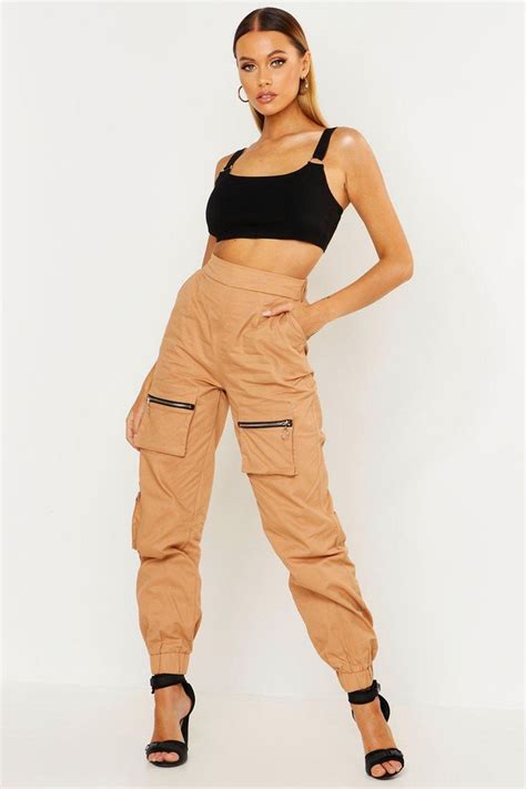 woven cargo utility pocket pants boohoo cargo pants outfit pocket pants cosplay outfits