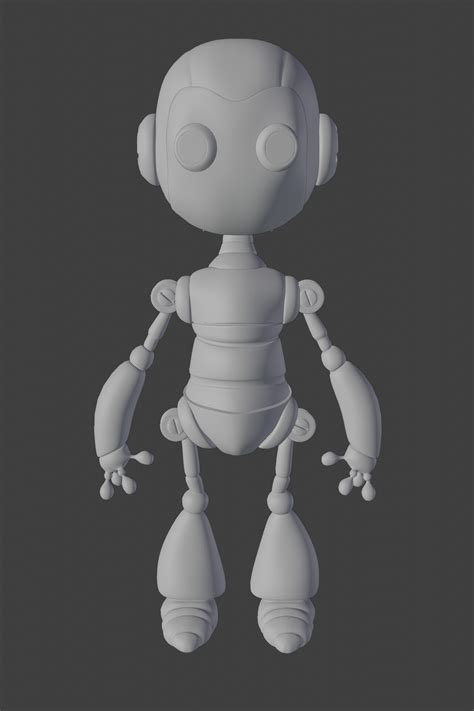 Artstation Robot 3d Model