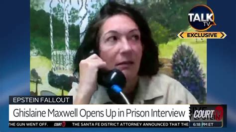 Ghislaine Maxwell Opens Up In Prison Interview Court TV Video