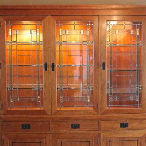 All single door base cabinets will come hinge right and field change required for left …. Stickley "21st Century Collection" Three Door China ...