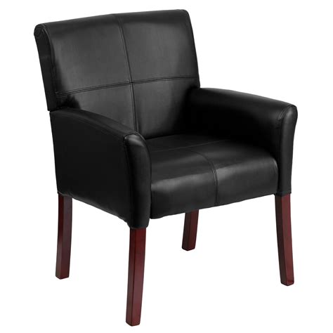 Flash Furniture Black Leather Executive Side Chair Or Reception Chair