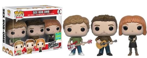 Sdcc Scott Pilgrim Sex Bob Omb Funko Pop 3pk For Sale Online Ebay