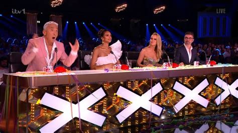 Britains Got Talent Viewers Spot Tension And Signs Of A Feud Between Two Judges Mirror Online