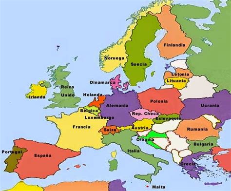 La Geografía Del Mundo Europa Y La Unión Europea