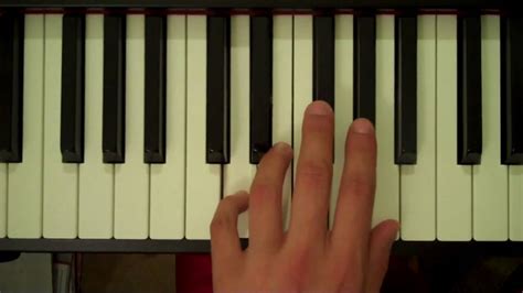 How To Play A D Major Chord On Piano Left Hand Youtube