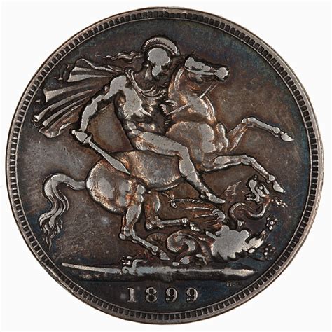 Coin Crown Queen Victoria Great Britain 1899