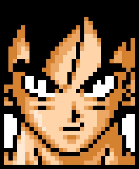 Editing Goku Face Size Free Online Pixel Art Drawing Tool Pixilart