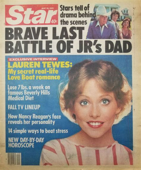 Star Tabloid May 19 1981 Love Boat Lauren Tewes Dallas Jrs Dad Death