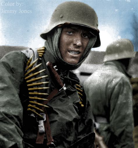 When considering military haircuts for men, you have to remember there are rules to be followed. WWII Colorised Photographs - Joedemadio Historical Research