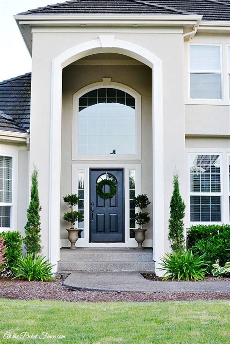 Painting the exterior of a house can seem daunting. Summer Home Tour 2015 | House paint exterior, White stucco ...