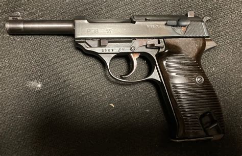 P38 Byf Mauser Wwii 9mm German Pistol 1943 9mm Luger For Sale At