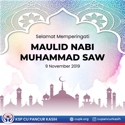 Maulid Nabi Muhammad Saw 2019 Ksp Credit Union Pancur Kasih