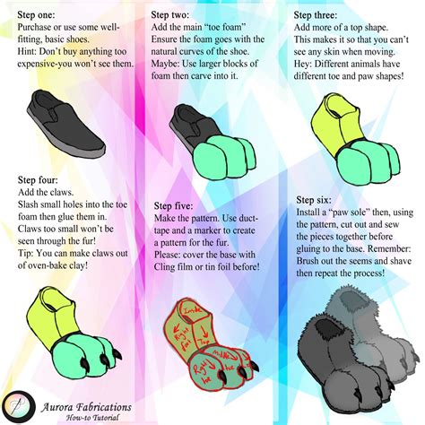 She roams with other cats and is definitely the least dominant. Foot Tutorial by Aurora-Fabrications | Fursuit tutorial ...