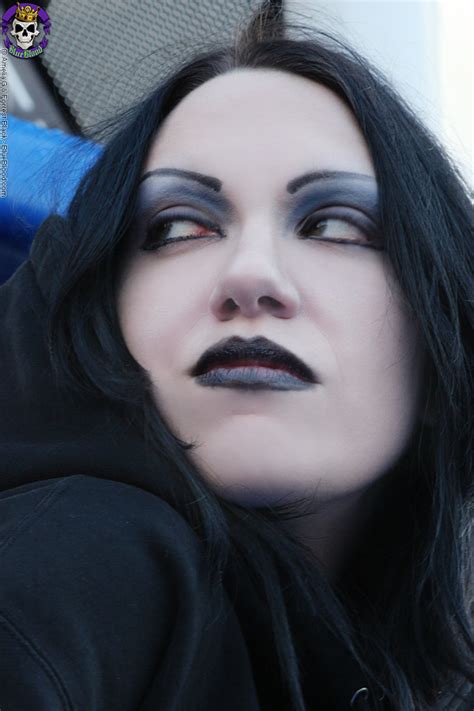 Raven Haired Goth Brunette Charlie Flashes Her Pussy Outdoors In Public Place