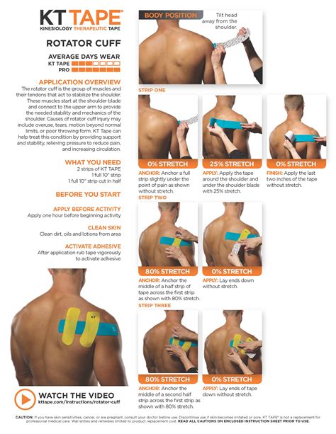 how to apply kt tape to shoulder blade