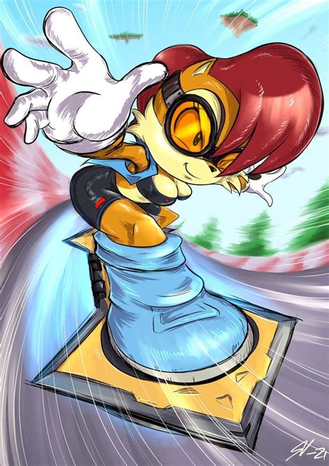 Sally Acorn In Racing Outfit Rsallyacorn