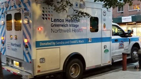 Northwell Health Greenwich Village Ems Passing By On 6th Ave In