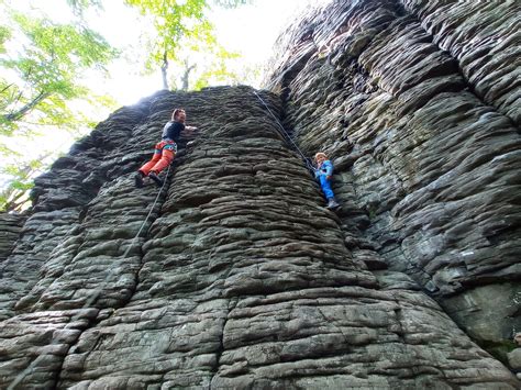 Climbing And Barefoot Under The Rock Barefu