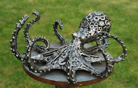 Octopus Brian Mock 12 Scrap Metal Art Metal Art Projects Steel Art