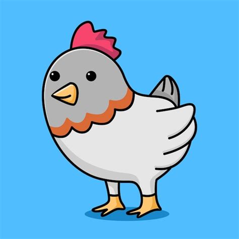 premium vector cute chicken cartoon design