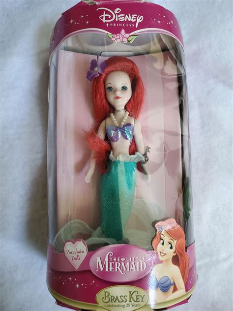 Disney Little Mermaid Doll Brass Key New On Mercari