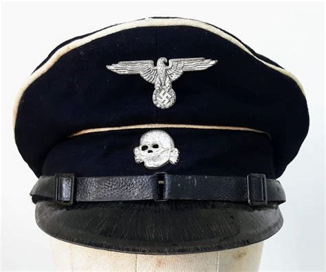 Sold At Auction Ww2 German Ss Allgemeine Ncos Uniform Peaked Cap