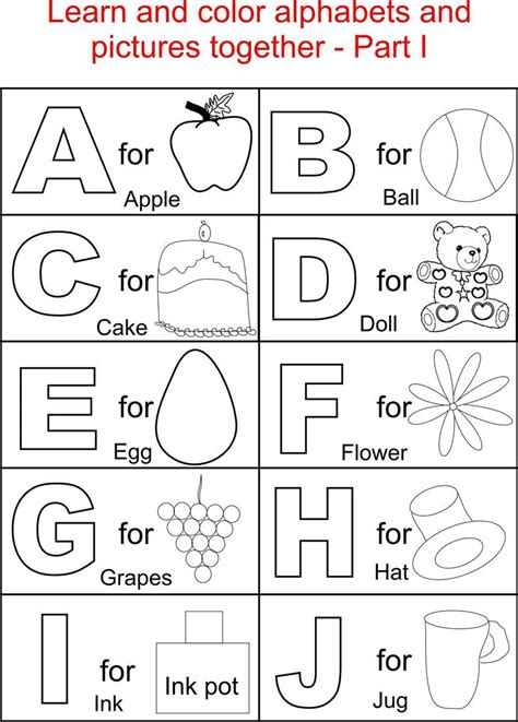 Letter coloring pages alphabet coloring pages coloring kids. Alphabet Coloring Pages Printable - Free Download